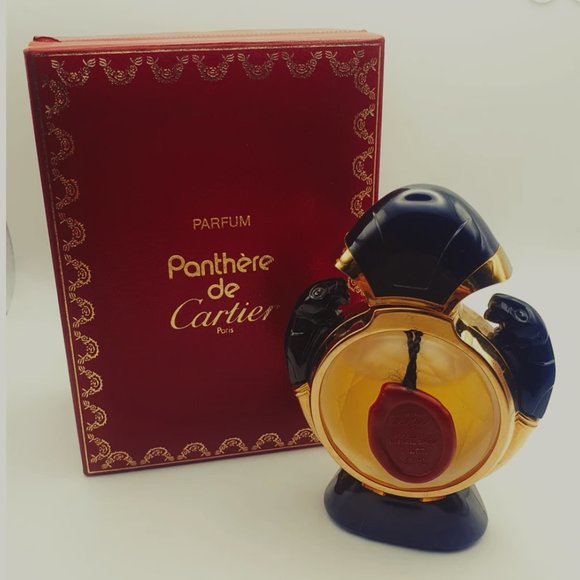 NIB VINTAGE Collectible Rare Panthere De Cartier Perfume Parfum 1 oz - Picture 2 of 8